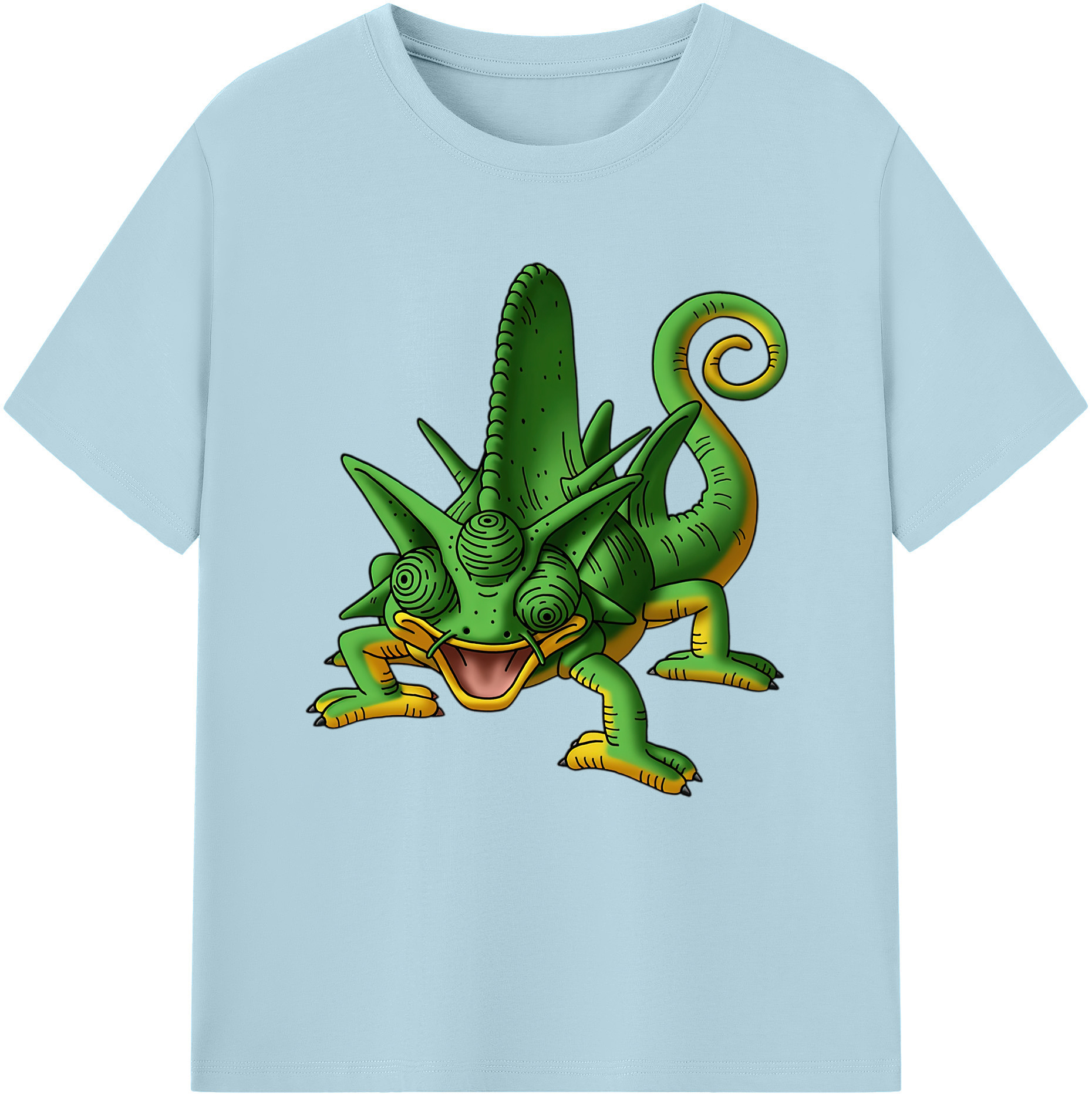 （画像用） ドラゴンクエスト Doragon Kuesuto Dragon Quest 綿100％半袖Tシャツ（フロントプリント）
